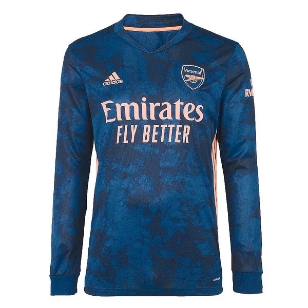 Tailandia Camiseta Arsenal Tercera Equipación ML 2020-2021 Azul